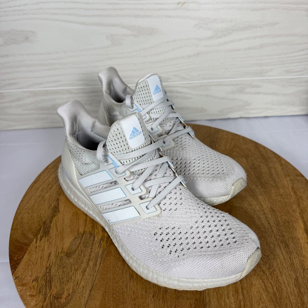 Adidas Ultraboost womens Running Shoes Grey White Blue JH9211 Size 9.5